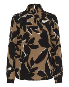 Блуза Kaffe KAamber, светло-коричневый