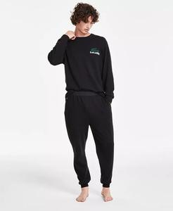 Мужская термофутболка с логотипом и джоггеры продаются отдельно Lacoste, черный