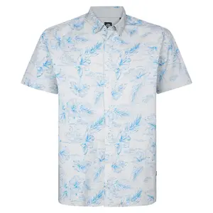 Рубашка с коротким рукавом Petrol Industries M-1050-SIS4190 Plus Size, бежевый