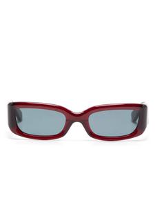 Second/Layer солнцезащитные очки в прямоугольной оправе, красный