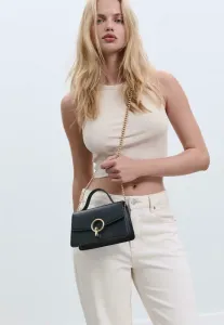 Сумочка с круглой застежкой Stradivarius, Black