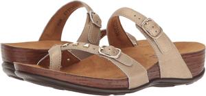 Сандалии SAS Jett Adjustable Toe Loop Slide Sandal, Metallic Gold