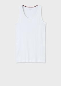 Майка из древесины пима Paul Smith, цвет White