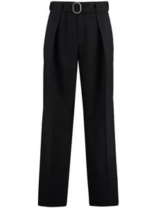 Jil Sander шерстяные брюки, черный