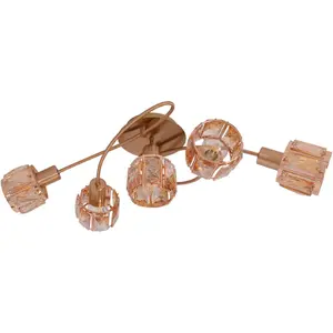 Светильник потолочный Näve Josefa, бронзовый