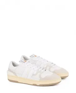 Кроссовки унисекс из глиняной сетки Lanvin, белый