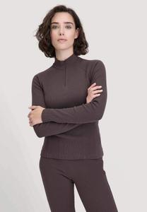 Джемпер Hessnatur LONGSLEEVE, Dunkles Mauve/Mauve