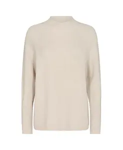 Универсальный свитер с высоким воротником для женщин Soyaconcept, бежевый