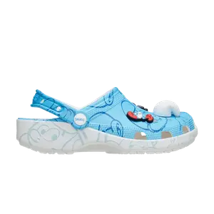 Кроссовки Crocs The Smurfs x Classic Clog 'Allover Print', синий