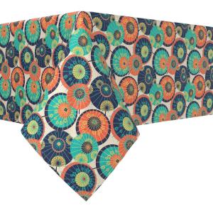 Прямоугольная скатерть, 100 % хлопок, 52x120 дюймов, традиционный японский зонтик.