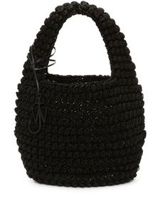 JW Anderson большая сумка-тоут Popcorn, черный