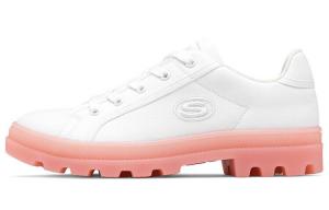 Кроссовки для скейтбординга Roadies женские, низкие, белые/пудровые Skechers