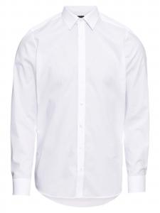 OLYMP Строгая рубашка 'Level 5' Slim fit в белом цвете