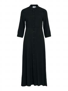 VILA Платье-рубашка 'VIAya Paya' черное