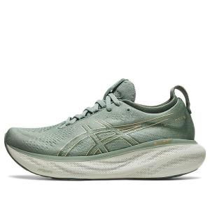 Кроссовки гель нимбус 25 Asics, зеленый