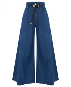 Модные джинсы широкого кроя Kocca, синий