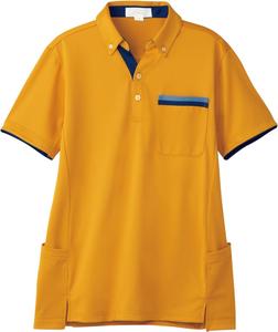 Рубашка-поло с коротким рукавом PROFeeling Skipper (унисекс), удлиненная, с боковыми карманами, шафраново-желтый