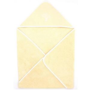 Детский халат с капюшоном из натурального хлопка. Premiers Moments, желтый