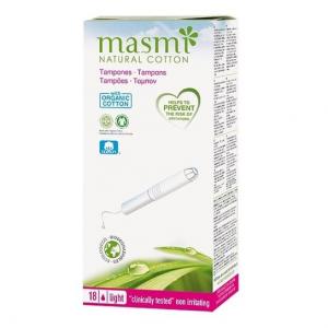 Тампоны MASMI Tampons с аппликатором из легкого органического хлопка 18 шт.