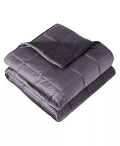 Утяжеленное одеяло, 10 фунтов (60 x 40 дюймов) Bare Home, фиолетовый