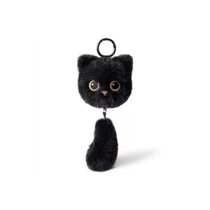 X3COMMUNE Плюшевый кулон с мультяшным котом, маленький black cat doll, сиамский кот, высота 17см