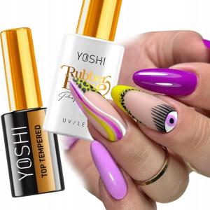 Жидкое стекло Yoshi Top Tempered No Wipe + Набор из резинового основания