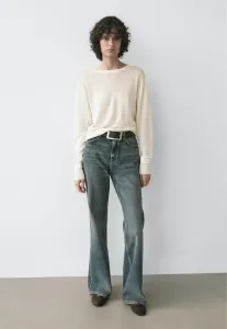 Легкая блузка с длинными рукавами Massimo Dutti, Beige