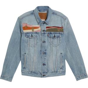 Levis Джинсовая куртка мужская средняя синяя, Medium Blue