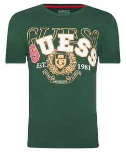 Футболка Regular fit Guess, зеленый