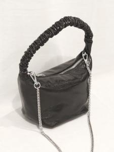 (L) Сумка-клатч / Металлическая сумка с собранной ручкой, двусторонняя