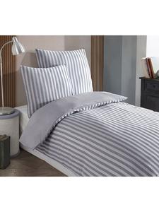 Комплект постельного белья Road Potlu светло-серого цвета Colourful Cotton, 240x220 см