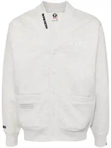 Куртка с нашивкой-логотипом AAPE BY *A BATHING APE, серый