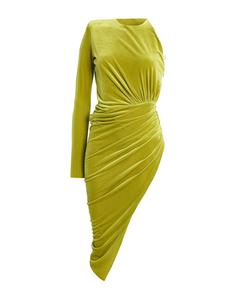 Платье миди Alexandre Vauthier, лаймовый