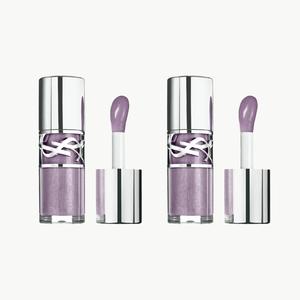 Питательный блеск для губ Bold Love Radiant Plumping Bubbles, легко наносится, долго сохраняет увлажнение, 6мл+6мл SAINT LAURENT