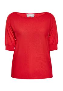 Тонкий вязаный свитер Usha Sweater, красный