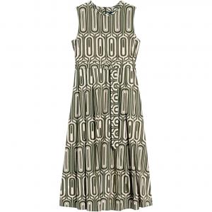 MaxMara Женское платье без рукавов цвета хаки