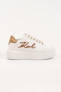 Кожаные кроссовки KREEPER LO Karl Lagerfeld, белый