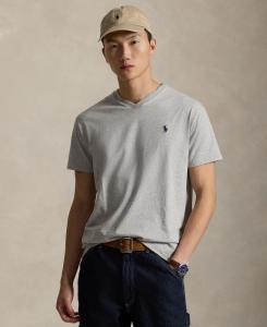 Мужская классическая футболка с V-образным вырезом Polo Ralph Lauren, Taylor Heather
