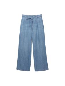Джинсы с широкими штанинами Pull&Bear, Blue Denim
