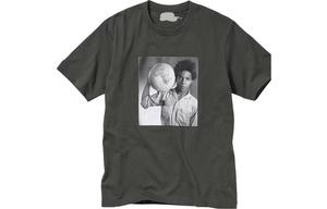 Футболка унисекс темно-серая UNIQLO, темно-серый