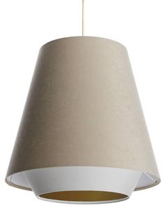 Подвесной светильник BPSKoncept Sensei Doblo, бежевый - золотой - белый