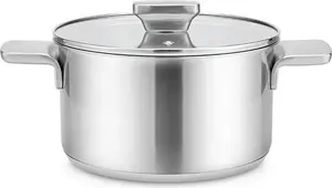 Стальная кастрюля с крышкой 18 см, 2,5 л | MR-3521-18 Maestro