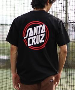 Футболка с коротким рукавом, принт на спине, коллаборация New Era и Santa Cruz, черный