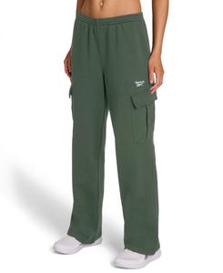 Женские брюки-карго с маленьким логотипом Reebok, Grit Green