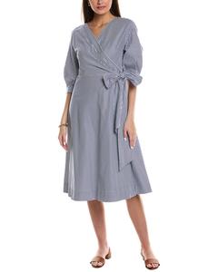 Lafayette 148 New York Corely Обертывающее платье, синий