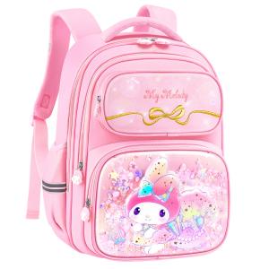 Sanrio Сумка из полиэстера с искусственной кожей для студенток разноцветная, My Melody Pink