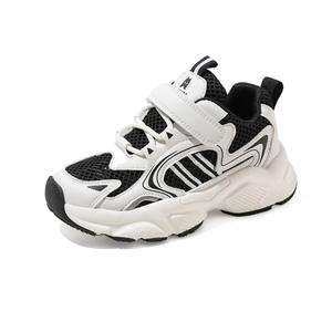 Нескользящие, износостойкие, легкие, амортизирующие, низкие повседневные кроссовки для детей ABC KIDS, черный