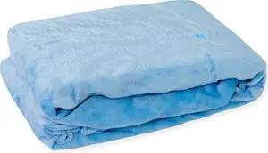 Простыня на резинке Cashmere Touch - очень мягкая и теплая 180-200 x 200 см, синяя, очень мягкая и теплая Traumschloss