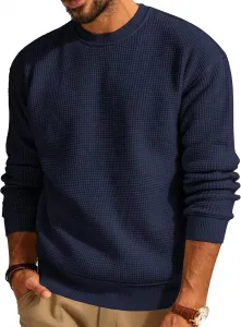 Мужской свитер с резинкой по краю