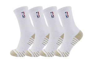 Высокие носки мужские 4 пары белые NBA